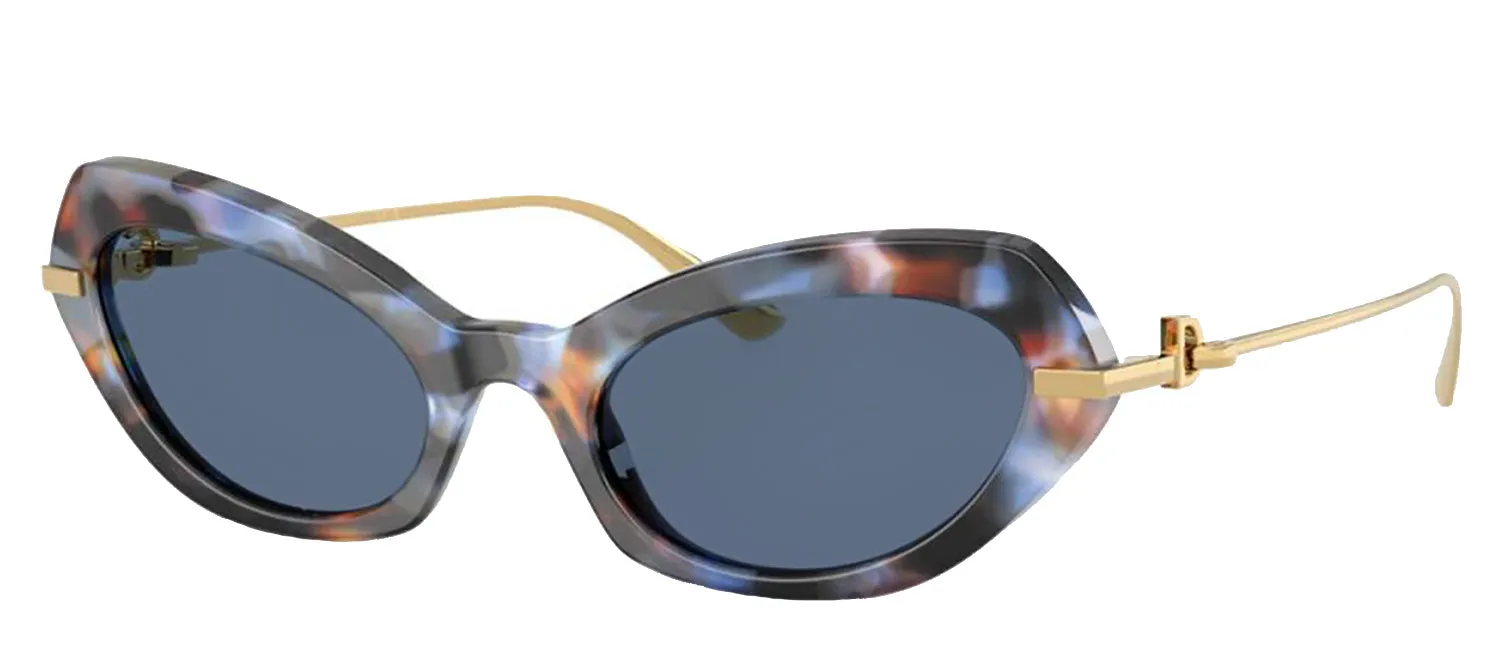 DOLCE & GABBANA DG 4473 344380 Butterfly Havana Blue Acetate Sunglasses with Blue Lens sold by Gaffos product image thumbnail 2