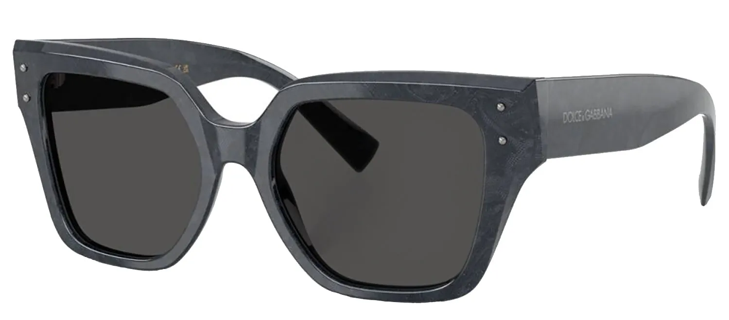 DOLCE & GABBANA DG 4471 344187 Square Grey Lace Acetate Sunglasses with Dark Grey Lens sold by Gaffos product image thumbnail 2