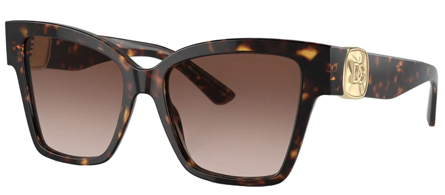 DOLCE & GABBANA DG 4470 502/13 Square Havana Acetate Sunglasses with Brown Gradient Lens sold by Gaffos product image thumbnail 2