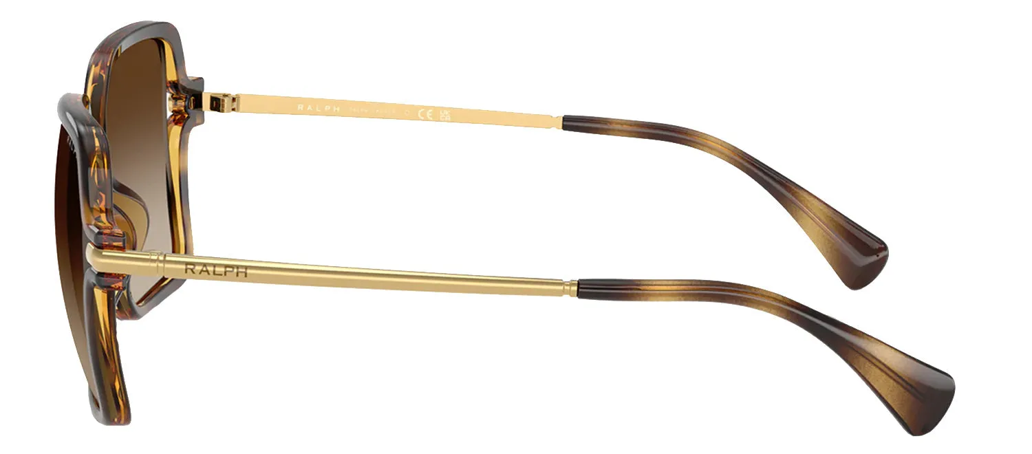 Ralph Lauren RA 5319U 500313 Square Plastic Havana Sunglasses with Brown Gradient Lens sold by Gaffos product image thumbnail 3