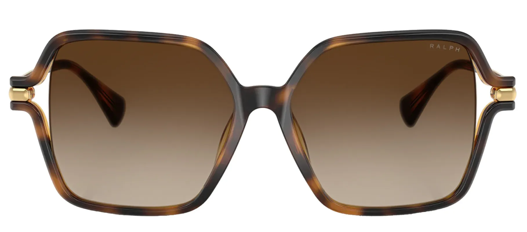 Ralph Lauren RA 5319U 500313 Square Plastic Havana Sunglasses with Brown Gradient Lens sold by Gaffos