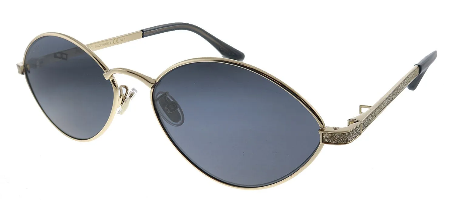 Jimmy Choo JC Sonny/S 2F7 Oval Metal Gold Sunglasses with Grey Lens sold by Gaffos product image thumbnail 2