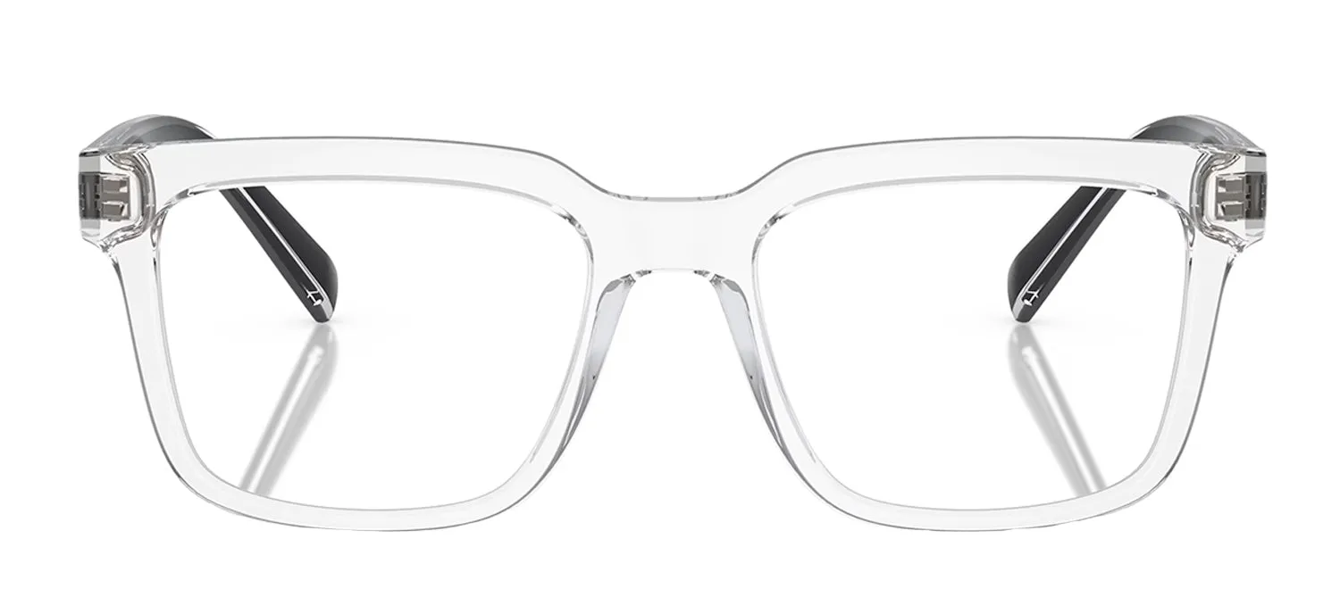 Dolce & Gabbana DG 5101 3133 Square Plastic Clear Eyeglasses with Logo Stamped Demo Lenses sold by Gaffos
