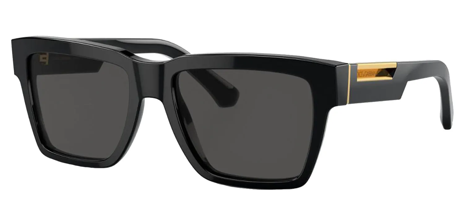 DOLCE & GABBANA DG 4465 501/87 Pilot Black Acetate Sunglasses with Dark Grey Lens sold by Gaffos product image thumbnail 2