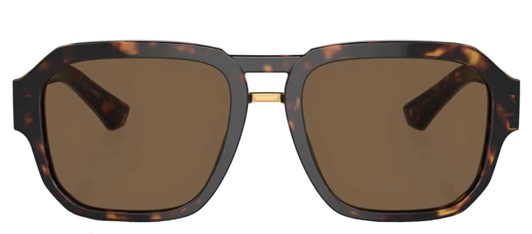 DOLCE & GABBANA DG 4464 502/73 Pilot Havana Acetate Sunglasses with Dark Brown Lens sold by Gaffos