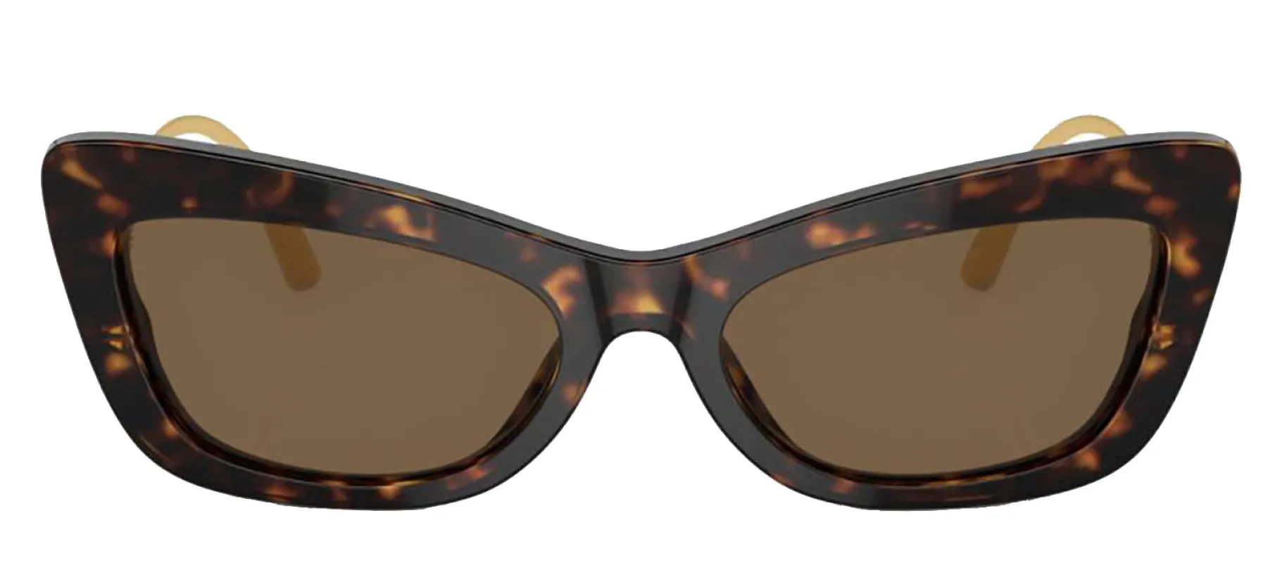 DOLCE & GABBANA DG 4467B 502/73 Cat Eye Havana Acetate Sunglasses with Dark Brown Lens sold by Gaffos