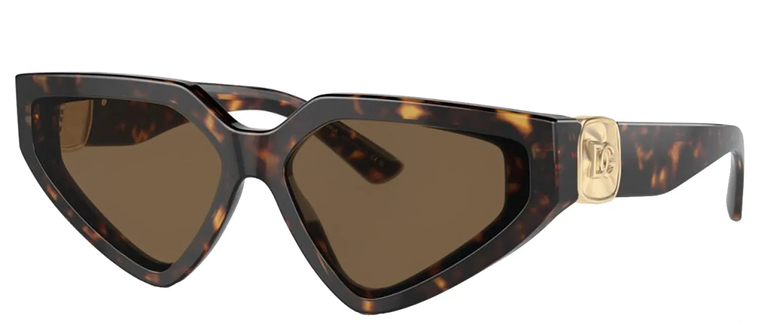 DOLCE & GABBANA DG 4469F 502/73 Butterfly Havana Acetate Sunglasses with Dark Brown Lens sold by Gaffos product image thumbnail 2