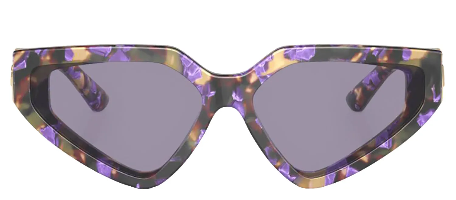 DOLCE & GABBANA DG 4469F 3439/1 Butterfly Havana Blue Pearl Acetate Sunglasses with Grey Lens sold by Gaffos