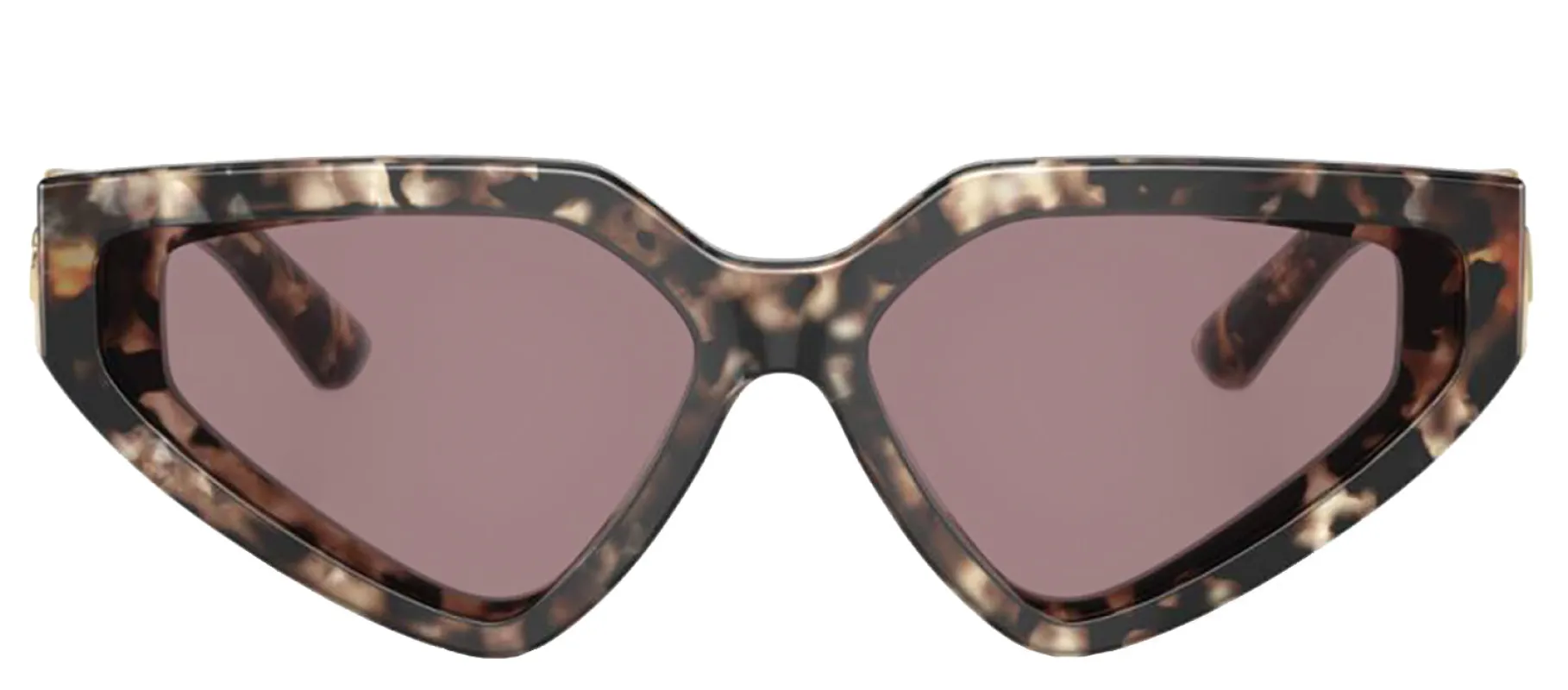 DOLCE & GABBANA DG 4469F 34387N Butterfly Havana Brown Pearl Acetate Sunglasses with Light Purple Brown Lens sold by Gaffos