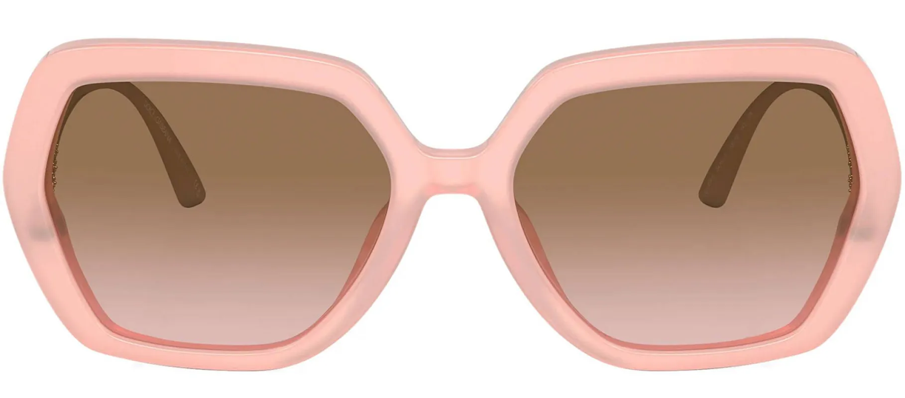 DOLCE & GABBANA DG 4468BF 343611 Irregular Opal Rose Acetate Sunglasses with Pink Gradient Grey Lens sold by Gaffos