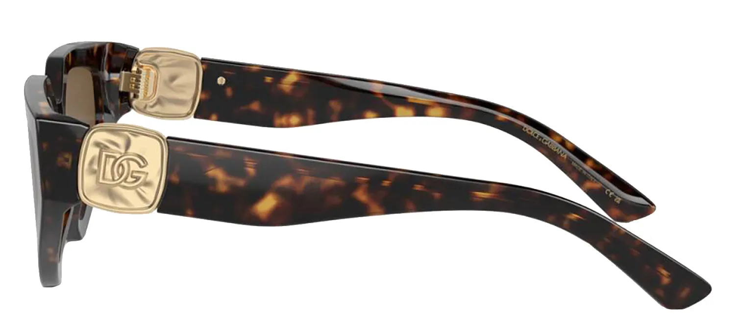 DOLCE & GABBANA DG 4469 502/73 Butterfly Havana Acetate Sunglasses with Dark Brown Lens sold by Gaffos product image thumbnail 3