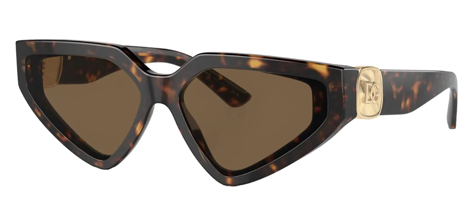 DOLCE & GABBANA DG 4469 502/73 Butterfly Havana Acetate Sunglasses with Dark Brown Lens sold by Gaffos product image thumbnail 2