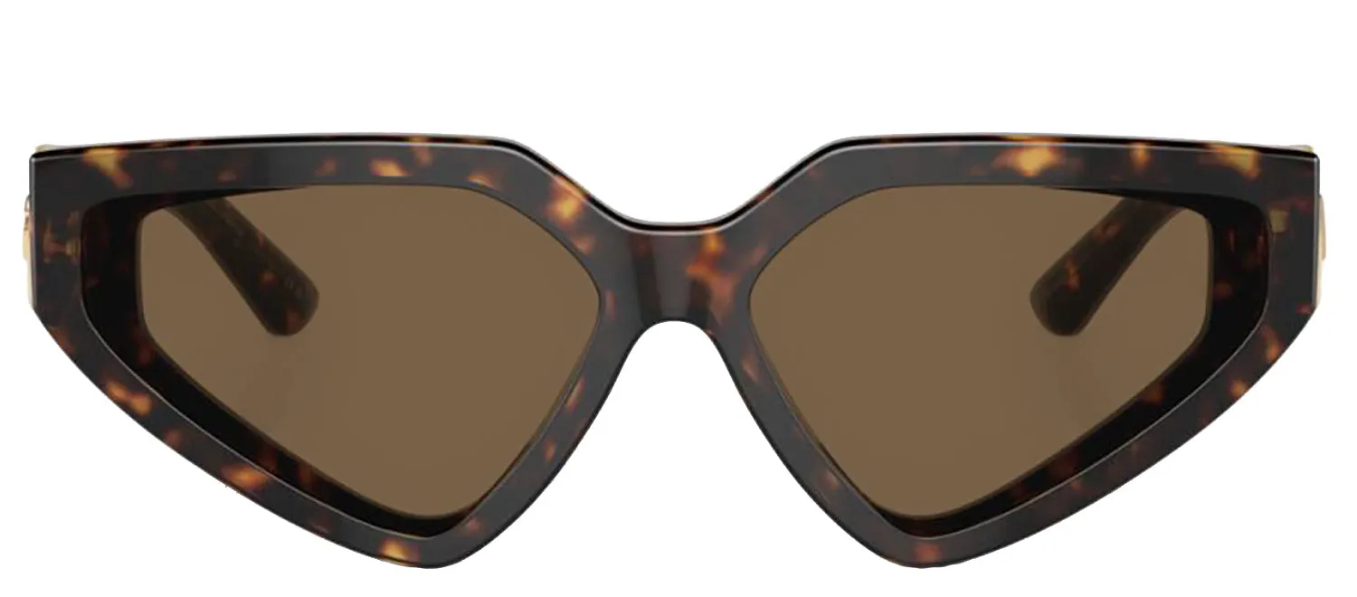 DOLCE & GABBANA DG 4469 502/73 Butterfly Havana Acetate Sunglasses with Dark Brown Lens sold by Gaffos