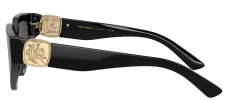 DOLCE & GABBANA DG 4469 501/87 Butterfly Black Acetate Sunglasses with Dark Grey Lens sold by Gaffos