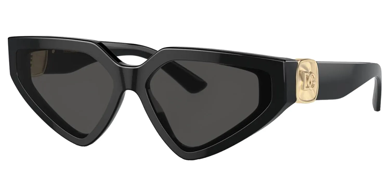 DOLCE & GABBANA DG 4469 501/87 Butterfly Black Acetate Sunglasses with Dark Grey Lens sold by Gaffos product image thumbnail 2