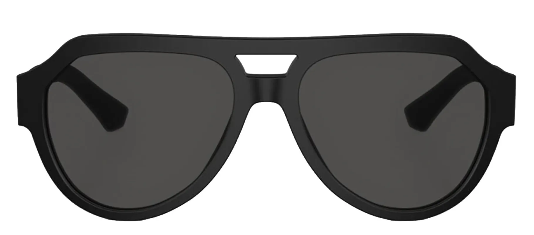 DOLCE & GABBANA DG 4466F 25256G Square Matte Black Acetate Sunglasses with Grey Mirror Black Lens sold by Gaffos