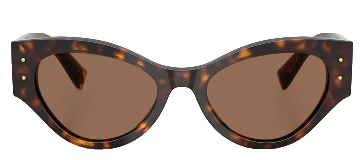 DOLCE & GABBANA DG 4480F 502/73 Butterfly Havana Acetate Sunglasses with Dark Brown Lens sold by Gaffos