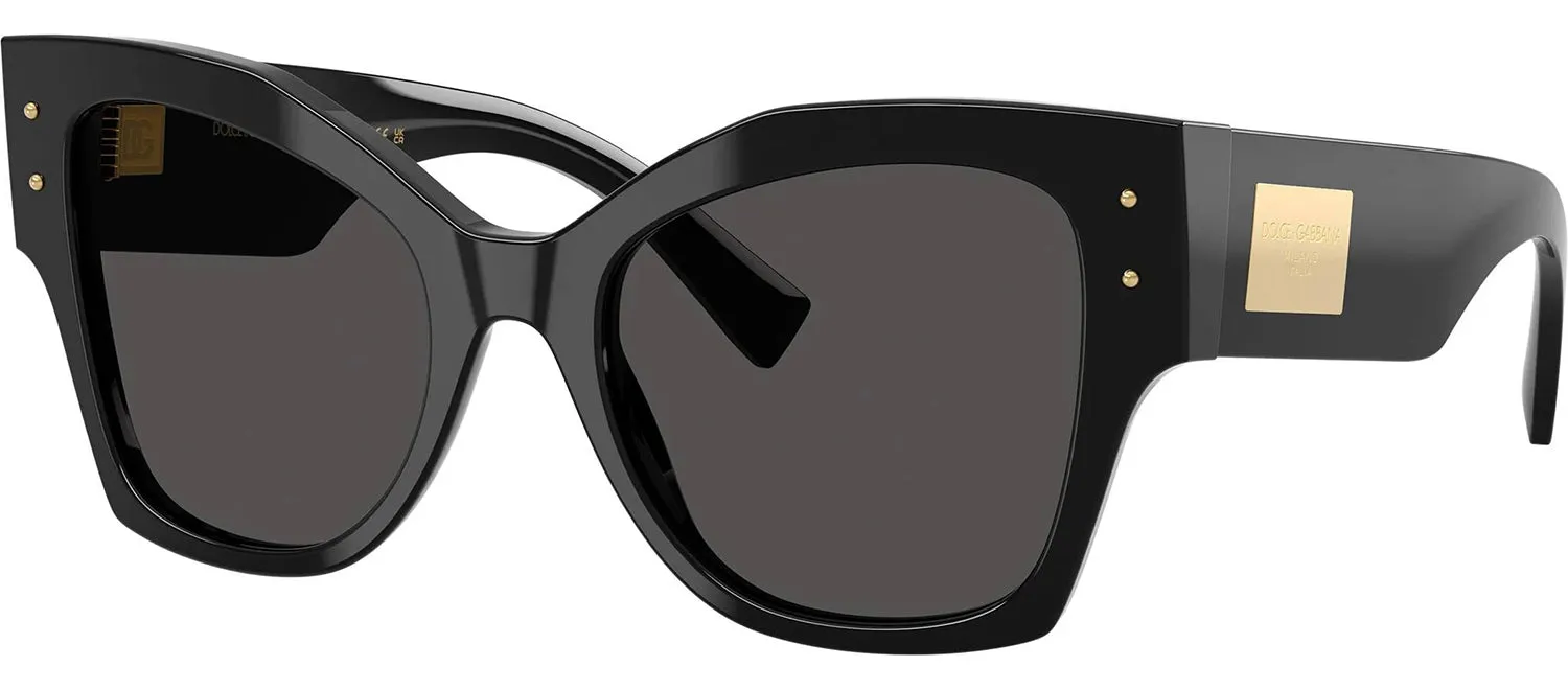 DOLCE & GABBANA DG 4478 501/87 Cat Eye Black Acetate Sunglasses with Dark Grey Lens sold by Gaffos product image thumbnail 2