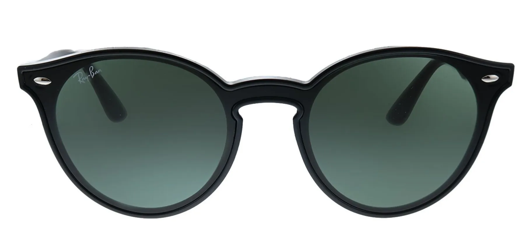Ray-Ban BLAZE PANTHOS RB 4380N 601/71 Round Plastic Black Sunglasses with Green Lens sold by Gaffos