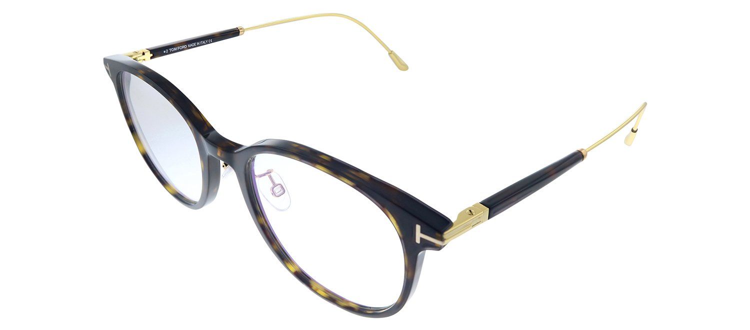 Tom Ford FT 5644DB 052 Oval Plastic Havana Eyeglasses with Demo Lens sold by Gaffos product image thumbnail 2