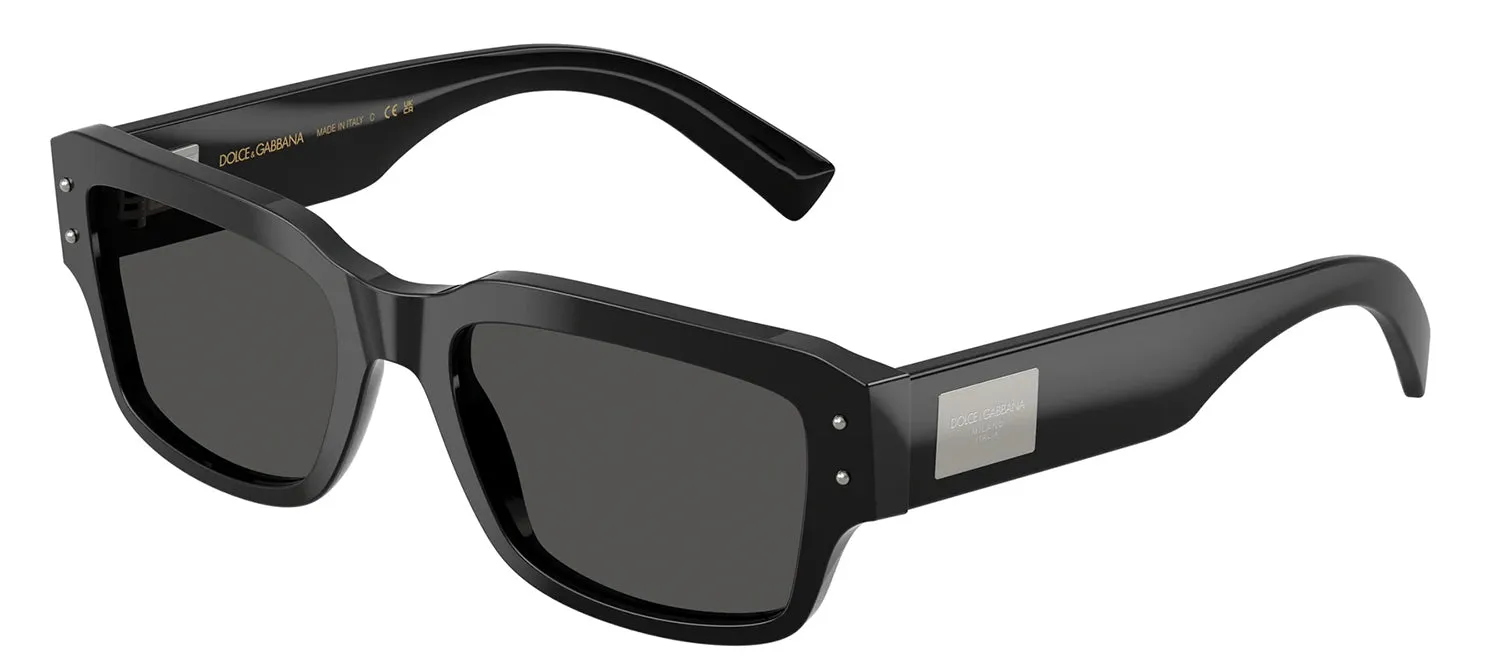DOLCE & GABBANA DG 4483 501/87 Square Black Acetate Sunglasses with Dark Grey Lens sold by Gaffos product image thumbnail 2