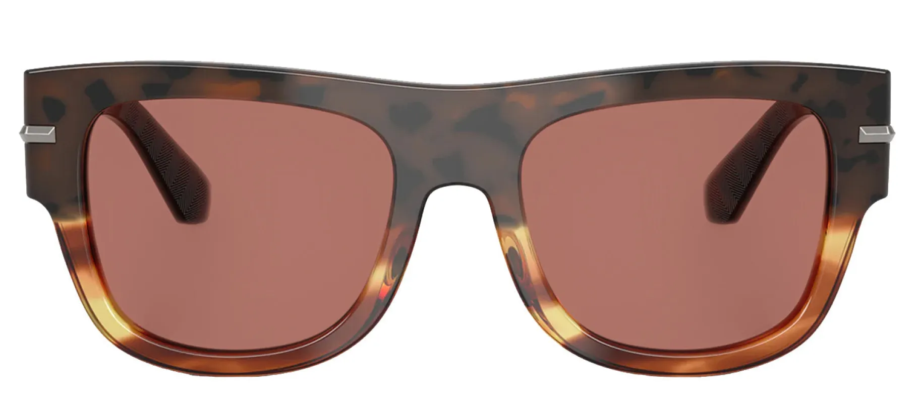 DOLCE & GABBANA DG 4484 3438M6 Square Havana Warm Brown Acetate Sunglasses with Bordeaux Lens sold by Gaffos