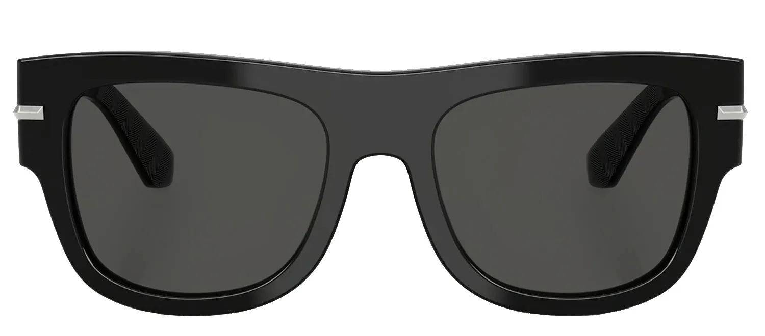 DOLCE & GABBANA DG 4484F 501/87 Square Black Acetate Sunglasses with Dark Grey Lens sold by Gaffos