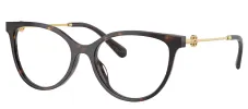 Tory Burch TY 2149U 1728 Phantos Plastic Tortoise Eyeglasses with Logo Stamped Demo Lenses sold by Gaffos