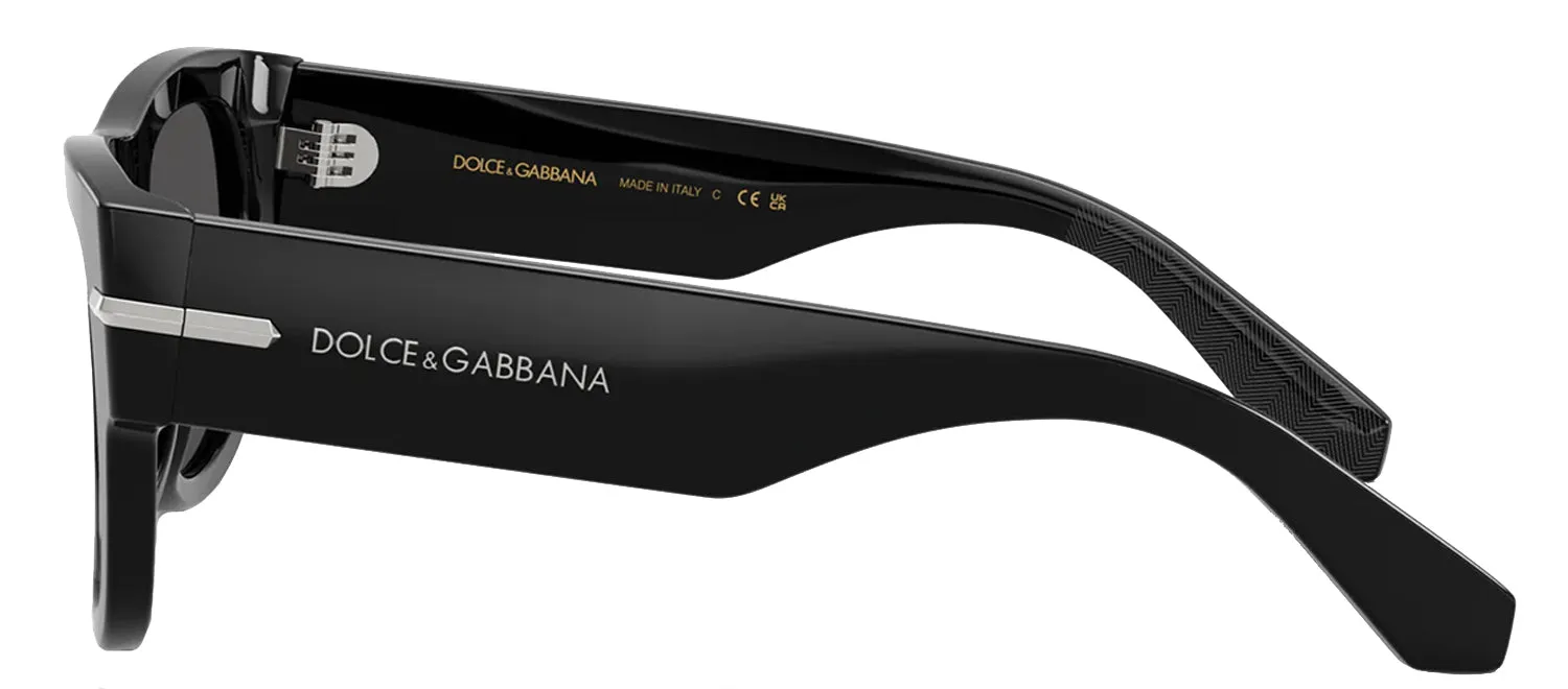 DOLCE & GABBANA DG 4484 501/87 Square Black Acetate Sunglasses with Dark Grey Lens sold by Gaffos product image thumbnail 3