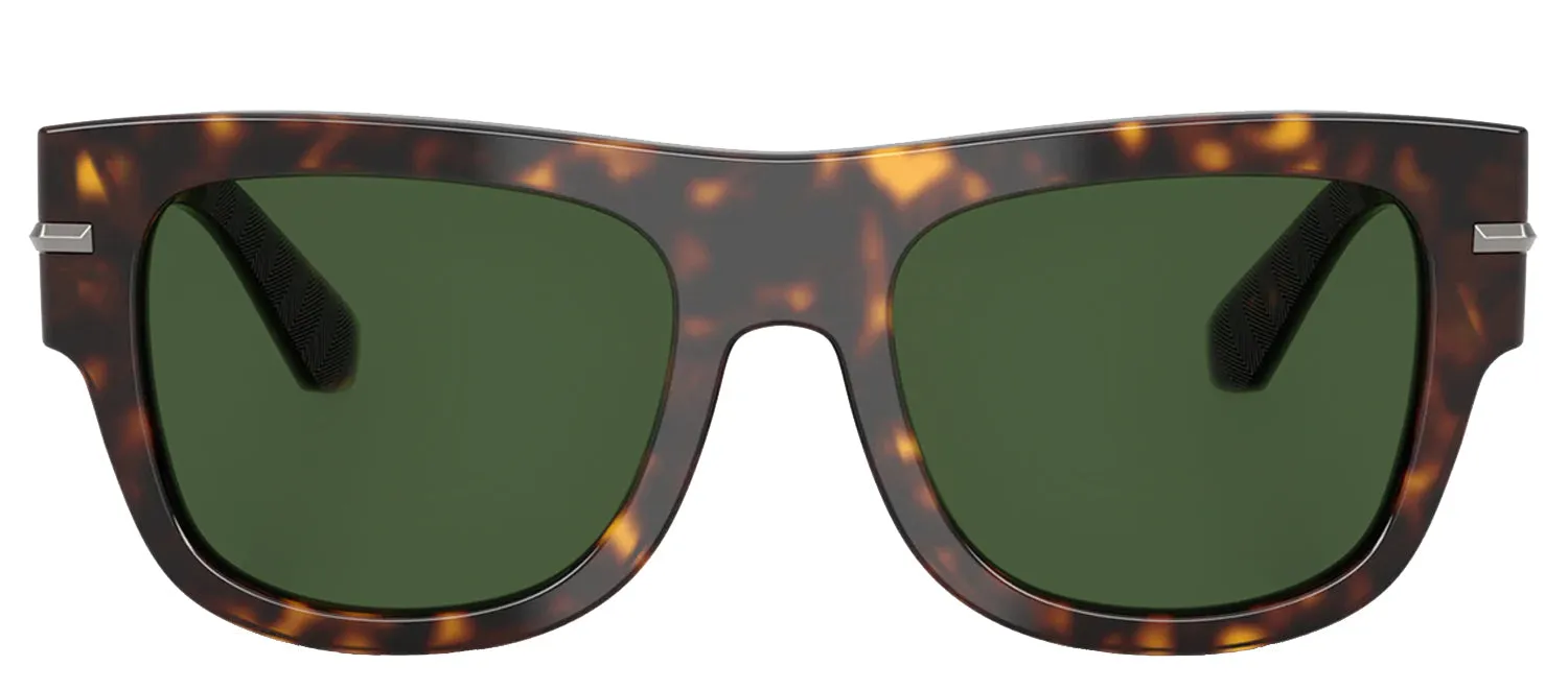 DOLCE & GABBANA DG 4484 502/71 Square Havana Acetate Sunglasses with Dark Green Lens sold by Gaffos