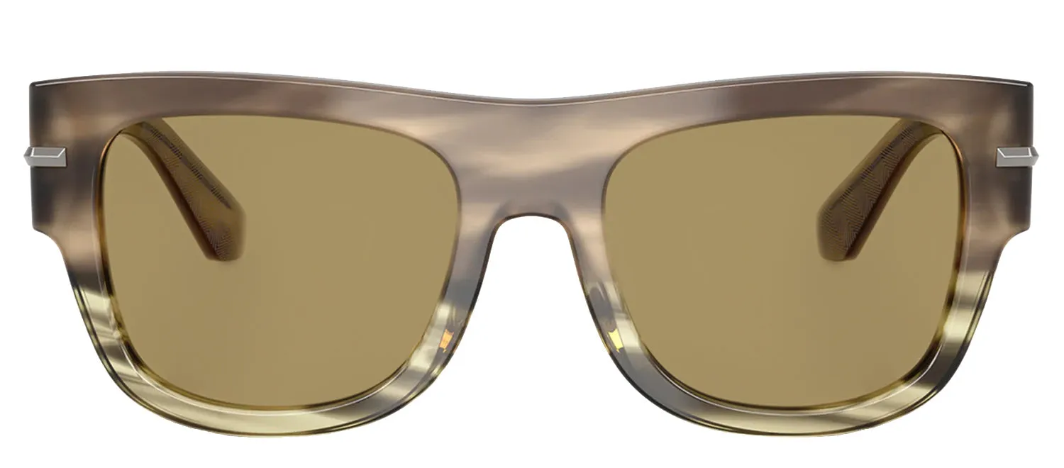 DOLCE & GABBANA DG 4484 3439/2 Square Havana Green Acetate Sunglasses with Green Olive Lens sold by Gaffos