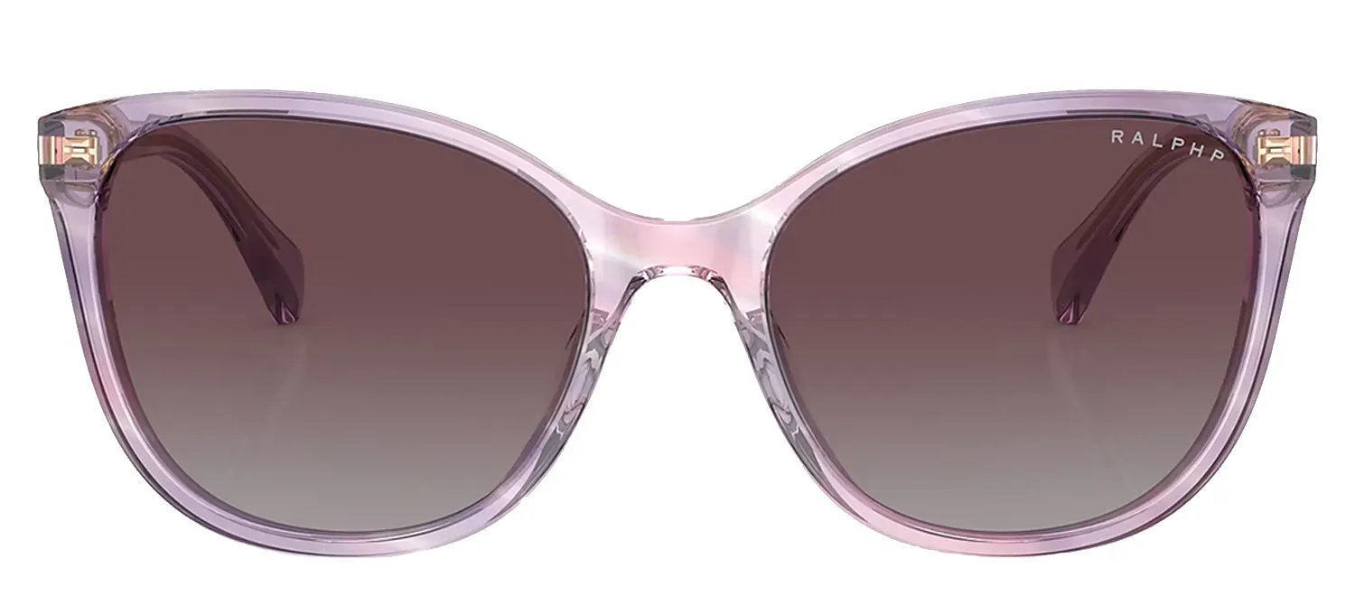 Ralph by Ralph Lauren RA 5282U 603662 Cat-Eye Plastic Purple Sunglasses with Grey Polarized Lens sold by Gaffos