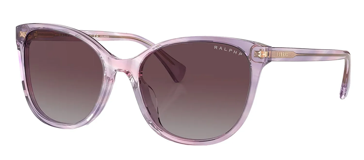 Ralph by Ralph Lauren RA 5282U 603662 Cat-Eye Plastic Purple Sunglasses with Grey Polarized Lens sold by Gaffos product image thumbnail 2