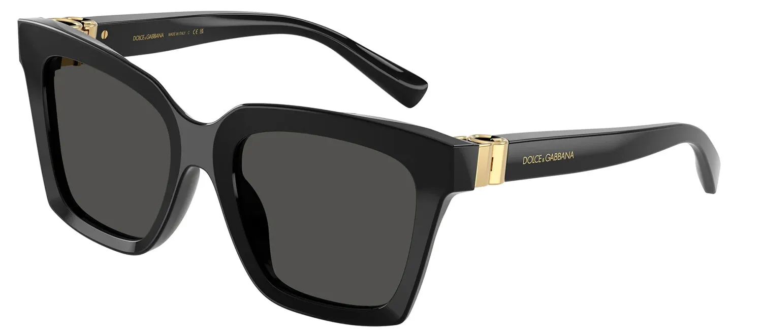 DOLCE & GABBANA DG 4498 501/87 Square Black Acetate Sunglasses with Dark Grey Lens sold by Gaffos product image thumbnail 2