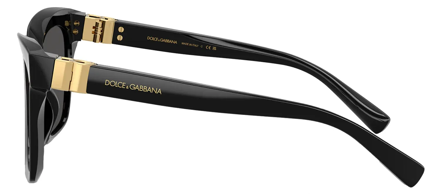 DOLCE & GABBANA DG 4498 501/87 Square Black Acetate Sunglasses with Dark Grey Lens sold by Gaffos product image thumbnail 3