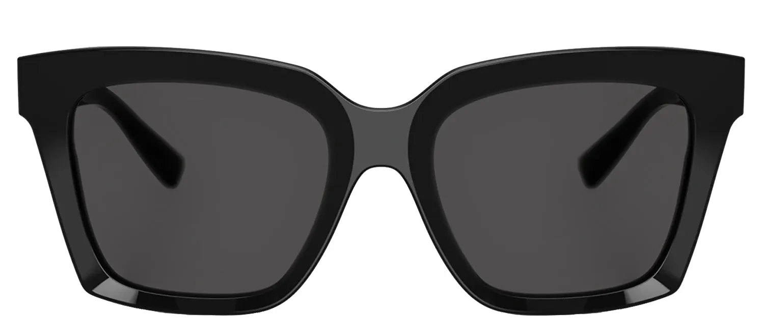 DOLCE & GABBANA DG 4498 501/87 Square Black Acetate Sunglasses with Dark Grey Lens sold by Gaffos