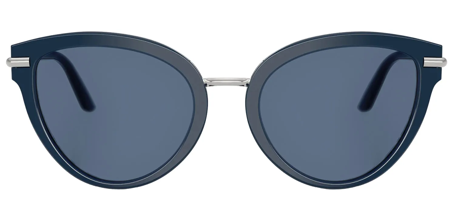 DOLCE & GABBANA DG 4492 341419 Butterfly Blue On Blue Maiolica Acetate Sunglasses with Blue Lens sold by Gaffos