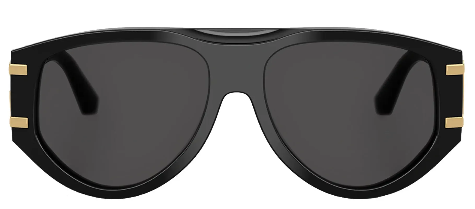 DOLCE & GABBANA DG 4499 501/87 Pilot Black Acetate Sunglasses with Dark Grey Lens sold by Gaffos
