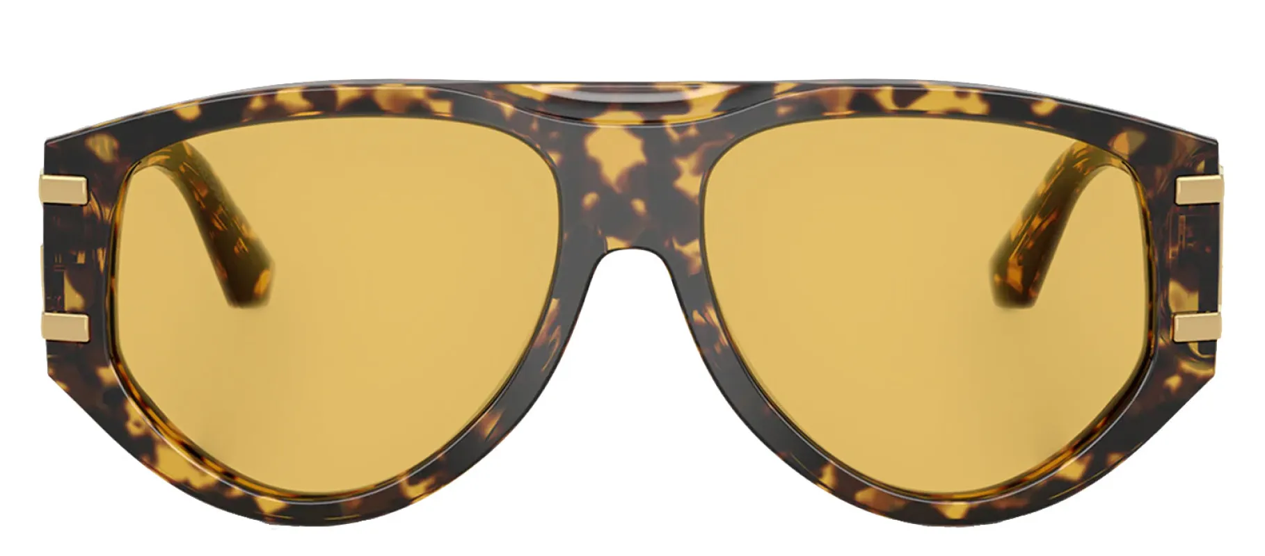 DOLCE & GABBANA DG 4499 333085 Pilot Yellow Havana Acetate Sunglasses with Yellow Lens sold by Gaffos
