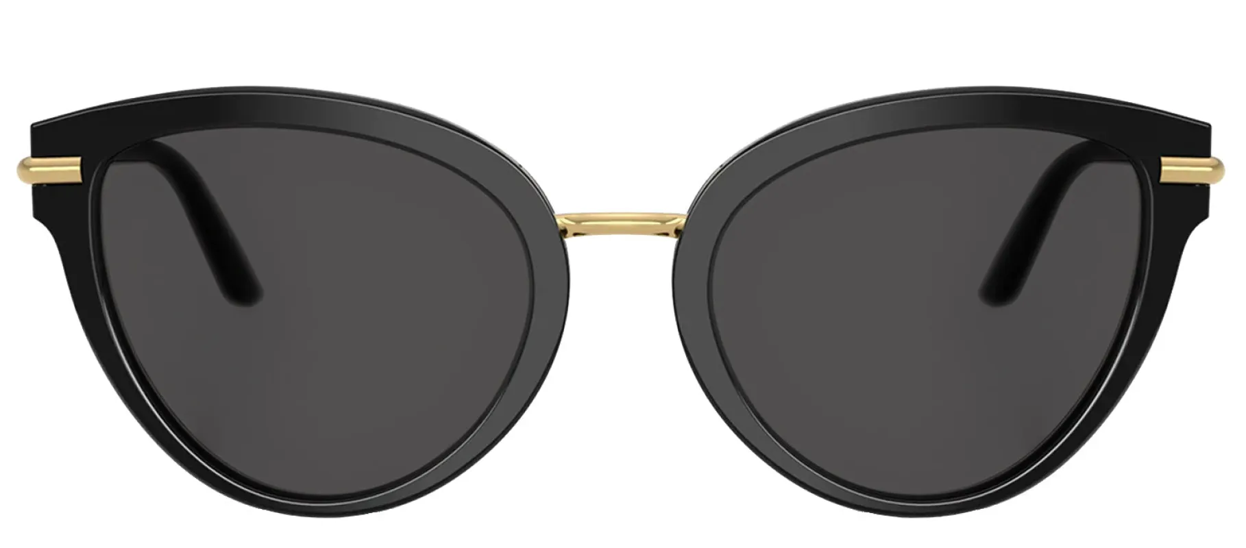 DOLCE & GABBANA DG 4492 32998G Butterfly Top Black On Leo Acetate Sunglasses with Dark Grey Lens sold by Gaffos