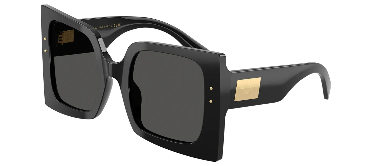 DOLCE & GABBANA DG 4490 501/87 Square Black Acetate Sunglasses with Dark Grey Lens sold by Gaffos product image thumbnail 2