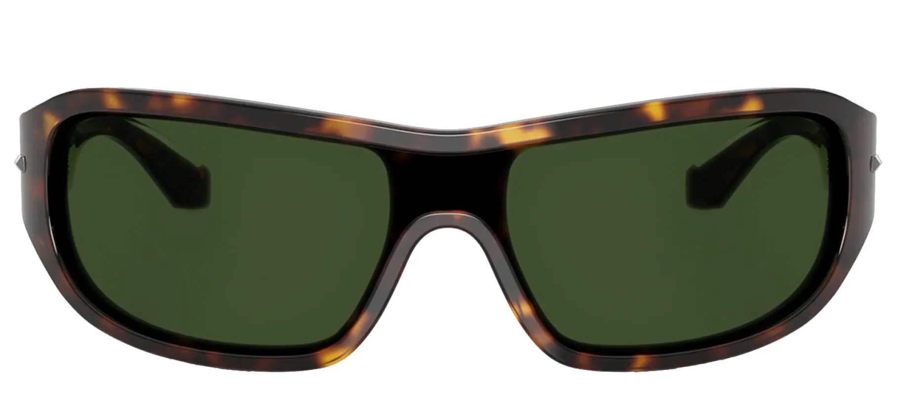 DOLCE & GABBANA DG 4486 502/71 Rectangle Havana Acetate Sunglasses with Dark Green Lens sold by Gaffos
