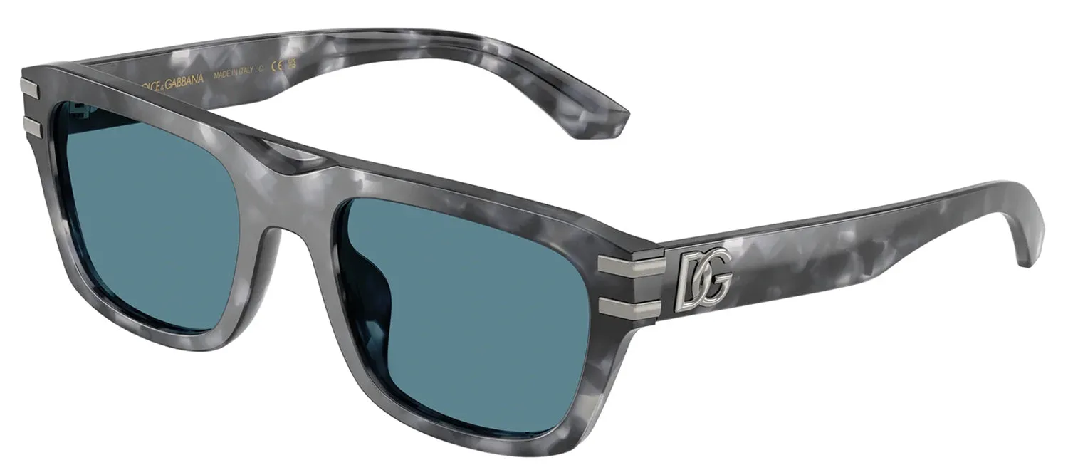 DOLCE & GABBANA DG 4496 3445/1 Rectangle Grey Havana Acetate Sunglasses with Grey Lens sold by Gaffos product image thumbnail 2