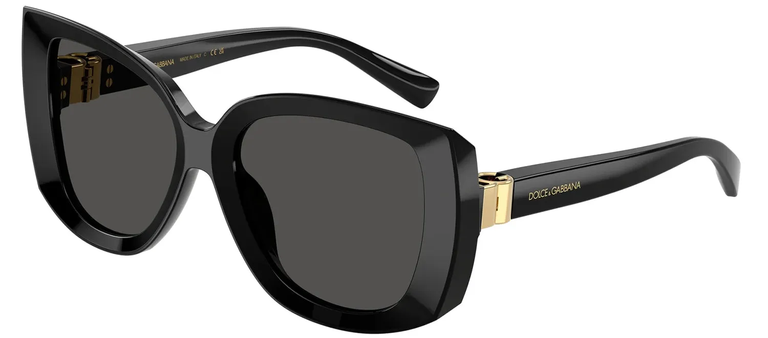 DOLCE & GABBANA DG 4495 501/87 Square Black Acetate Sunglasses with Dark Grey Lens sold by Gaffos product image thumbnail 2