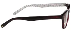 Kate Spade KS REBECCA2 LHF Square Plastic Burgundy Reading Glasses with Clear Lens sold by Gaffos