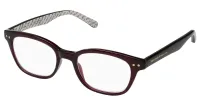Kate Spade KS REBECCA2 LHF Square Plastic Burgundy Reading Glasses with Clear Lens sold by Gaffos