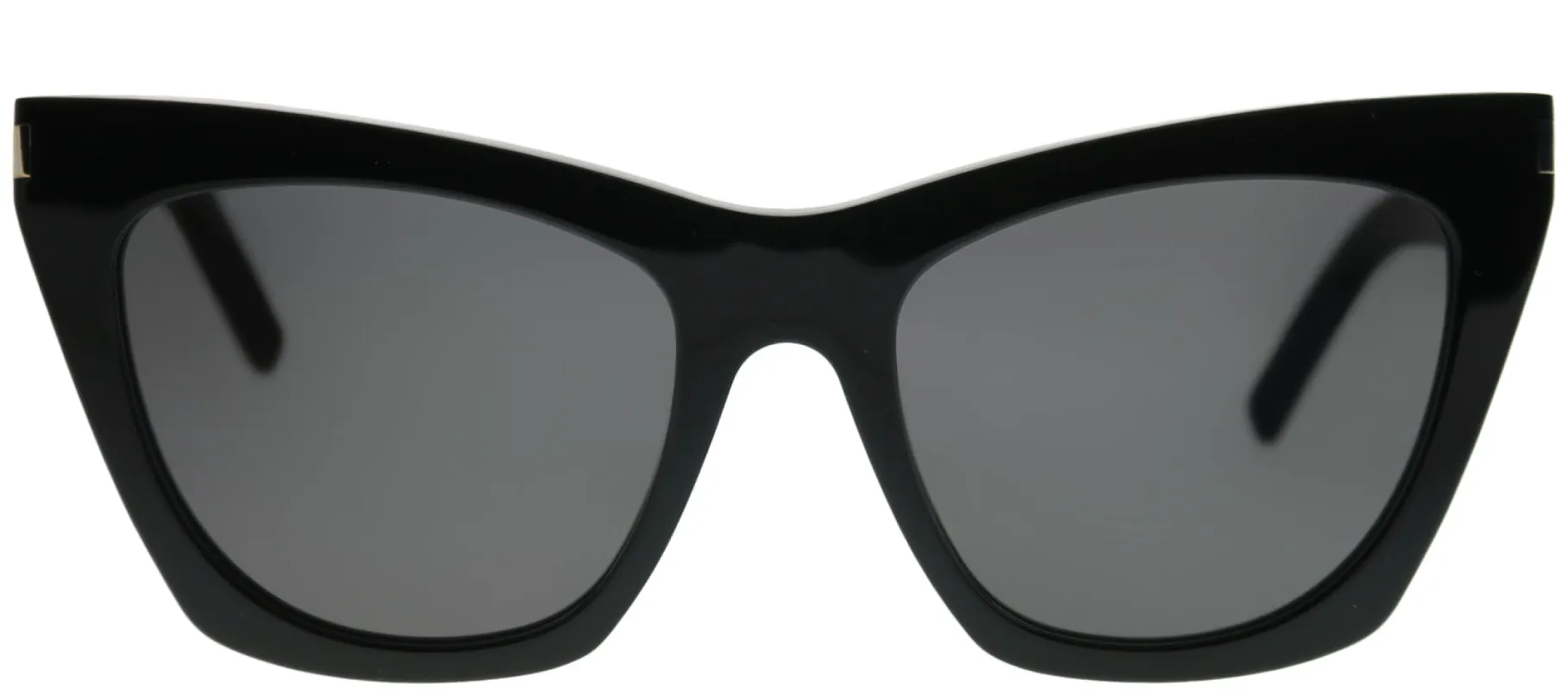 Saint Laurent Kate SL 214 001 Cat-Eye Acetate Black Sunglasses with Grey Lens sold by Gaffos