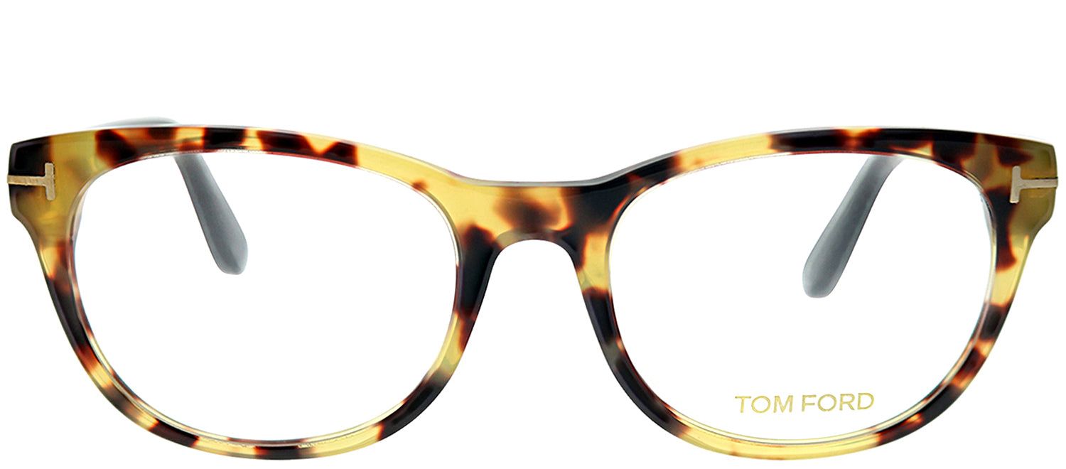 Tom Ford FT 5433 056 Rectangle Plastic Tortoise/ Havana Eyeglasses with Demo Lens sold by Gaffos