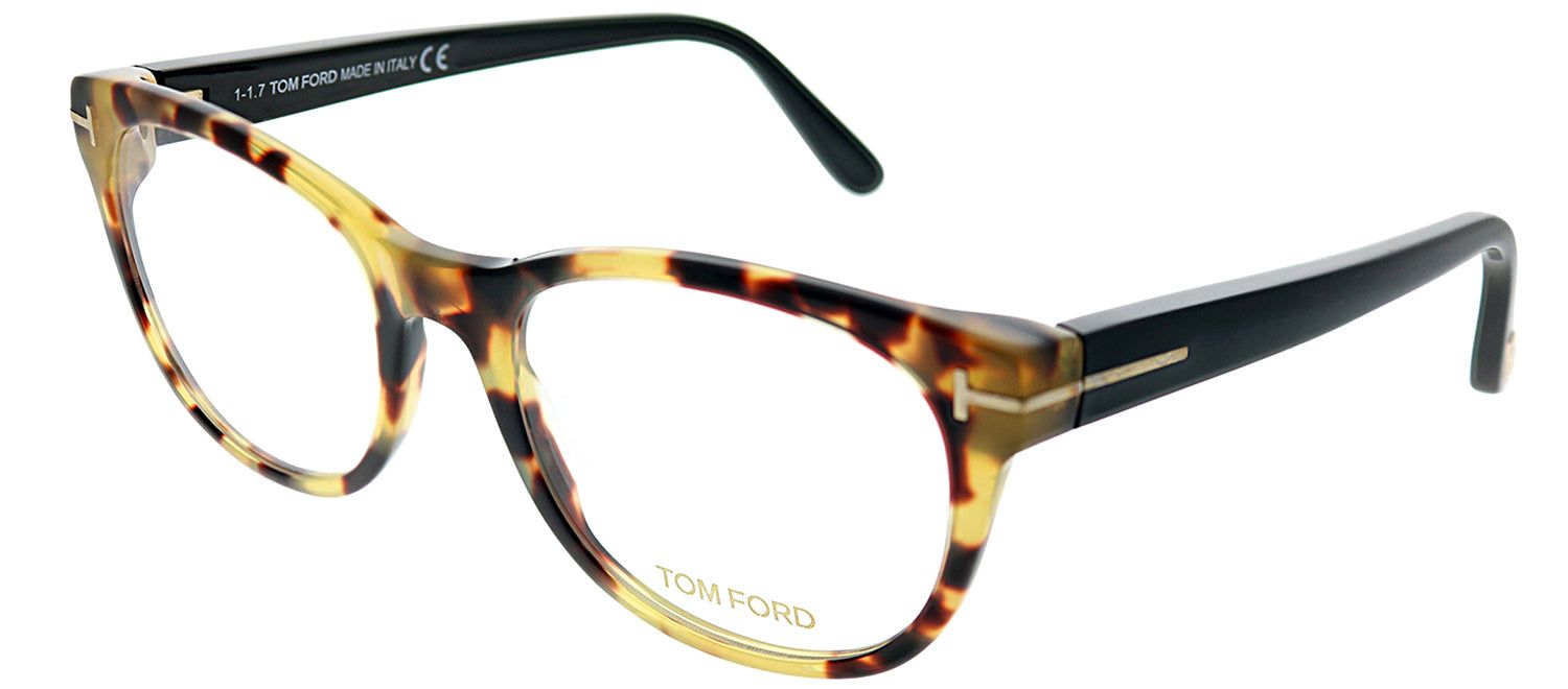 Tom Ford FT 5433 056 Rectangle Plastic Tortoise/ Havana Eyeglasses with Demo Lens sold by Gaffos product image thumbnail 2