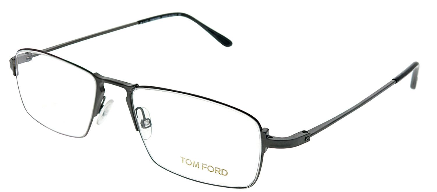 Tom Ford FT 5202 009 Rectangle Metal Ruthenium/ Gunmetal Eyeglasses with Demo Lens sold by Gaffos product image thumbnail 2